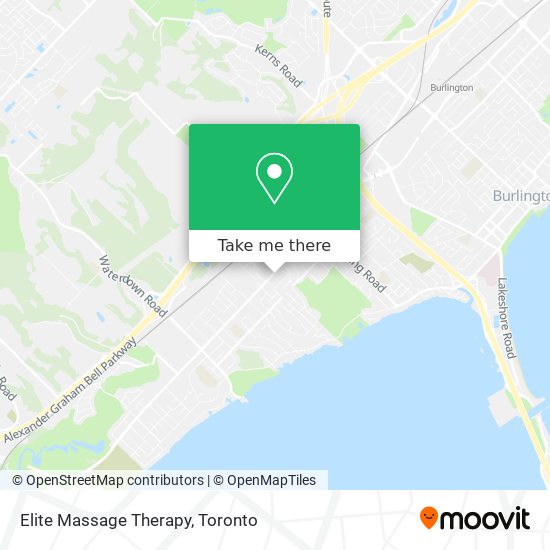 Elite Massage Therapy map