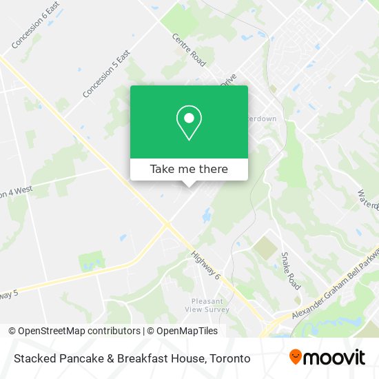 Stacked Pancake & Breakfast House map