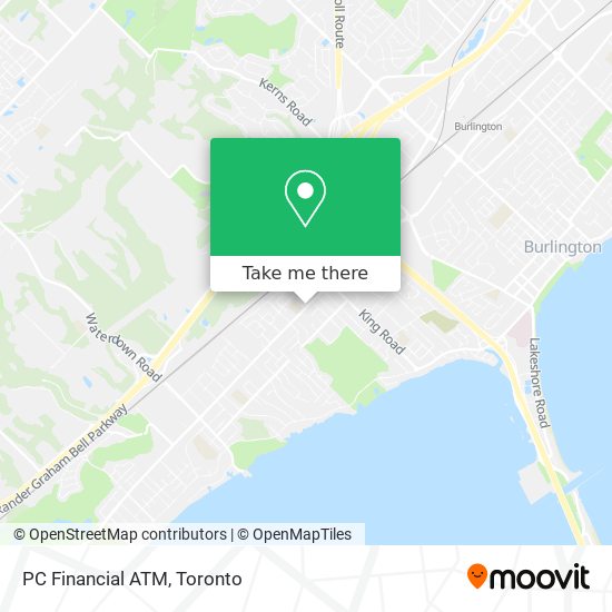 PC Financial ATM map