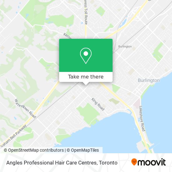 Angles Professional Hair Care Centres map