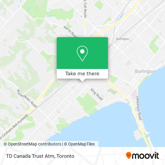 TD Canada Trust Atm map