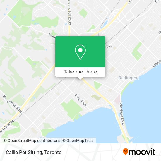 Callie Pet Sitting map