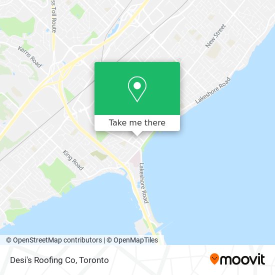 Desi's Roofing Co map
