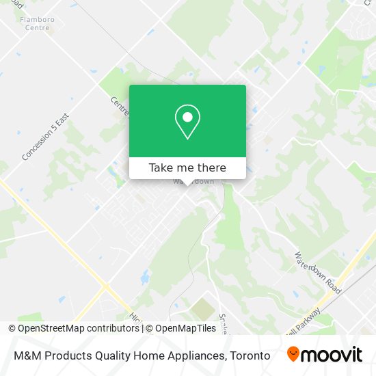 M&M Products Quality Home Appliances map