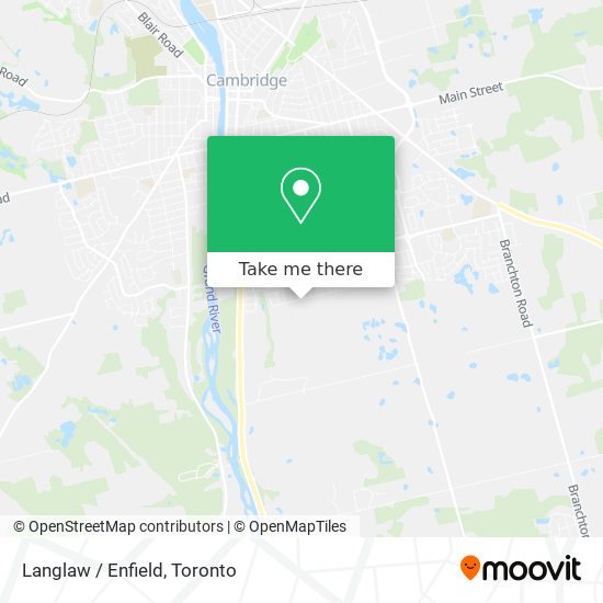 Langlaw / Enfield map