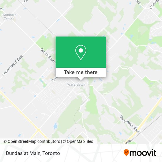 Dundas at Main map