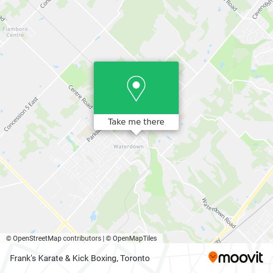 Frank's Karate & Kick Boxing map