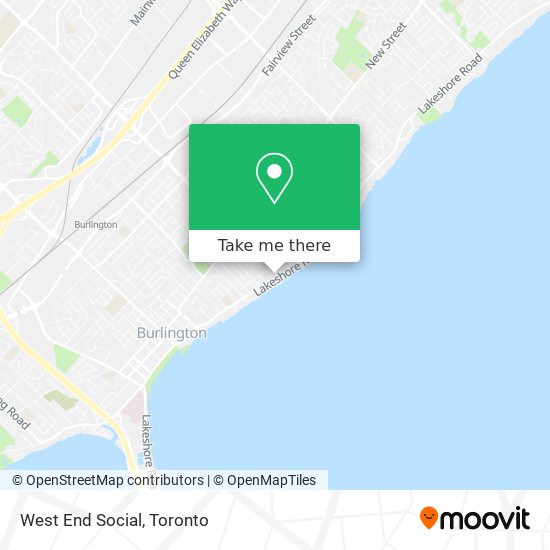 West End Social map