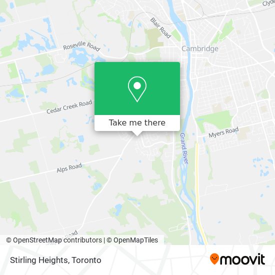 Stirling Heights map