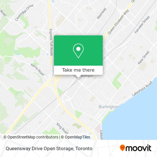 Queensway Drive Open Storage map