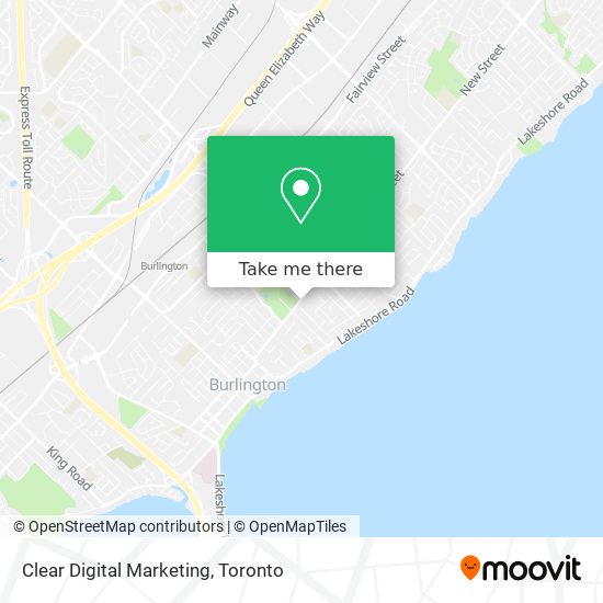 Clear Digital Marketing map