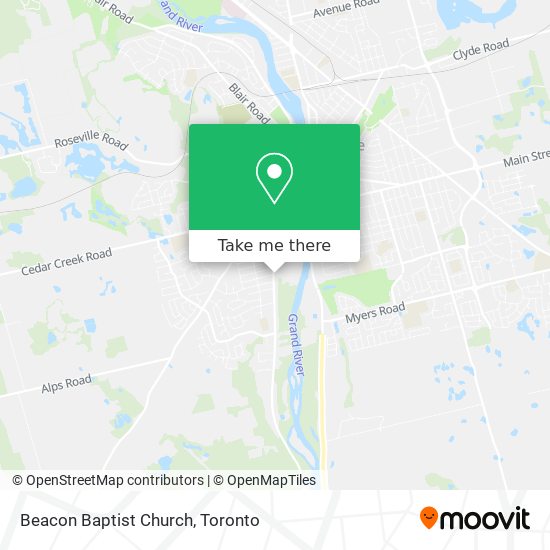 Beacon Baptist Church map