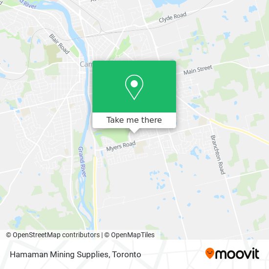 Hamaman Mining Supplies map