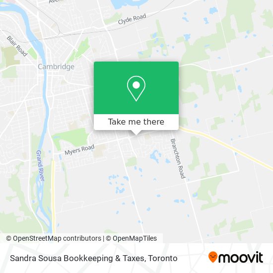 Sandra Sousa Bookkeeping & Taxes map