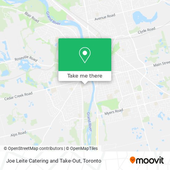 Joe Leite Catering and Take-Out map