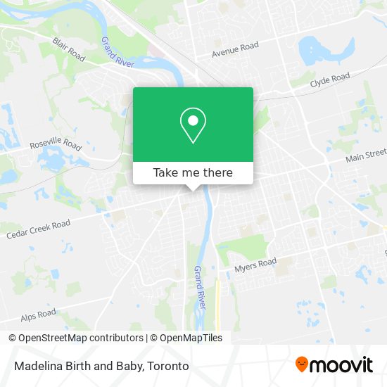 Madelina Birth and Baby map