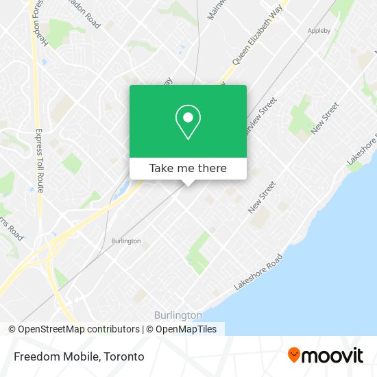 Freedom Mobile map