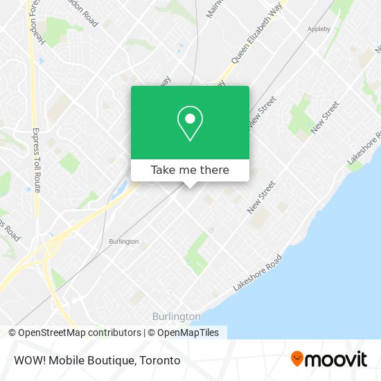 WOW! Mobile Boutique map