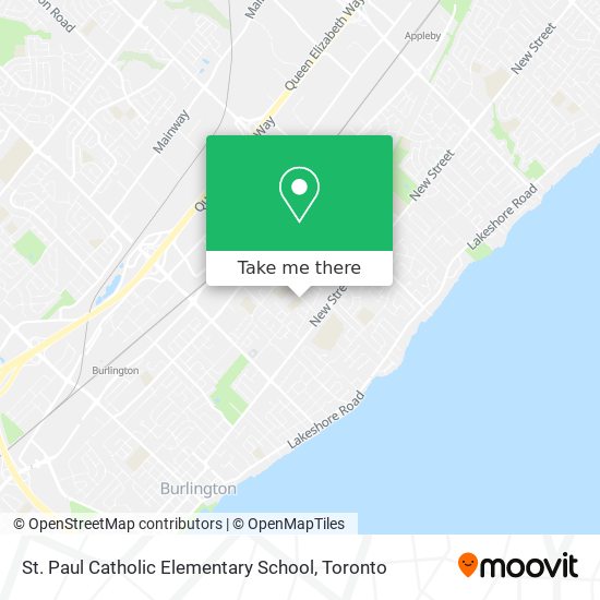 St. Paul Catholic Elementary School map