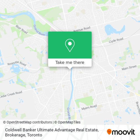 Coldwell Banker Ultimate Advantage Real Estate, Brokerage map