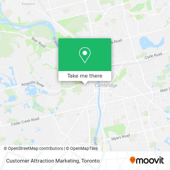 Customer Attraction Marketing map