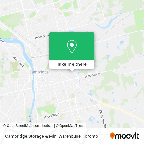 Cambridge Storage & Mini Warehouse plan