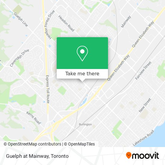 Guelph at Mainway plan