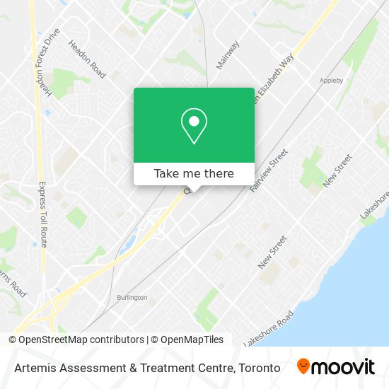 Artemis Assessment & Treatment Centre map