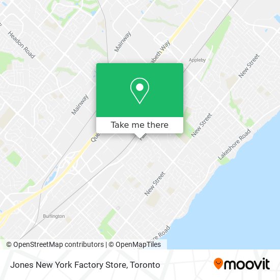 Jones New York Factory Store plan