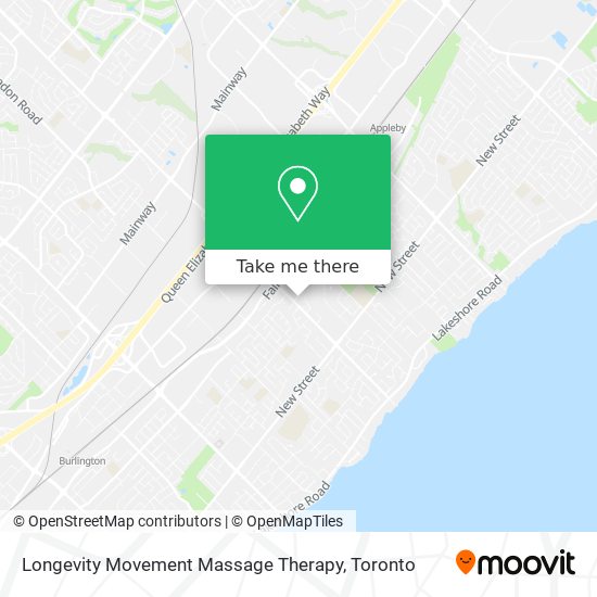 Longevity Movement Massage Therapy map