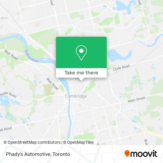 Phady's Automotive map