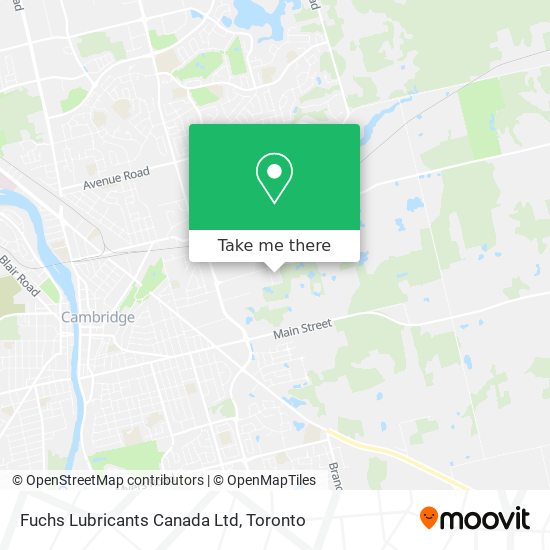 Fuchs Lubricants Canada Ltd map