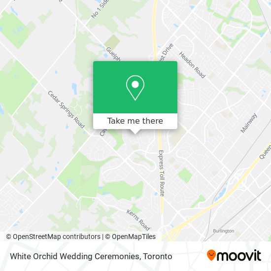 White Orchid Wedding Ceremonies map