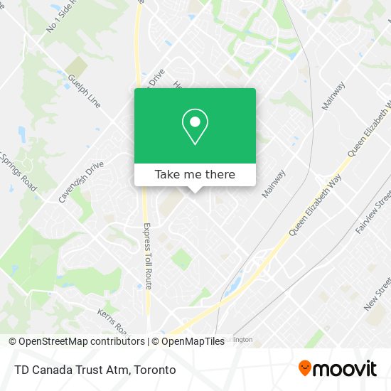 TD Canada Trust Atm plan