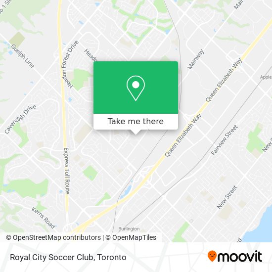 Royal City Soccer Club map