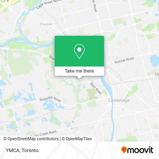 YMCA map