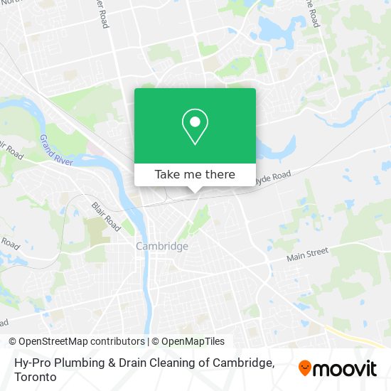 Hy-Pro Plumbing & Drain Cleaning of Cambridge map