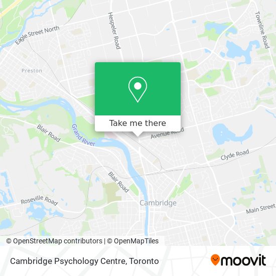 Cambridge Psychology Centre map