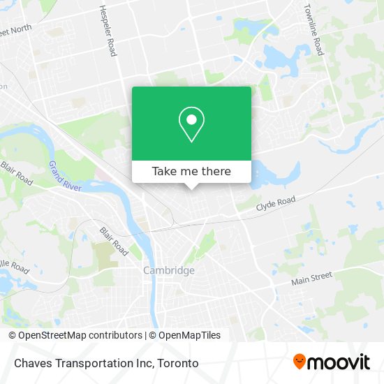 Chaves Transportation Inc map