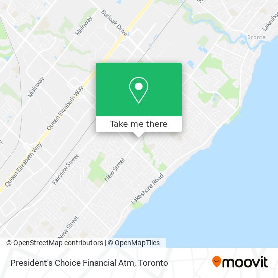 President's Choice Financial Atm map