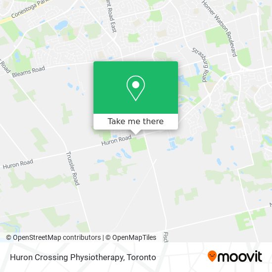 Huron Crossing Physiotherapy map