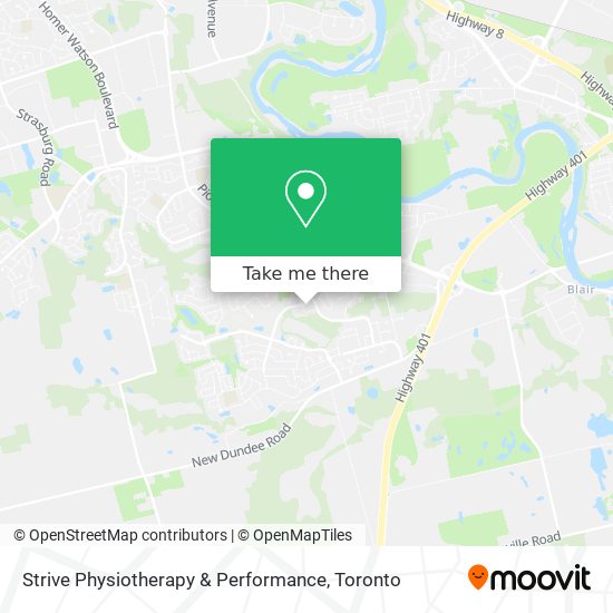 Strive Physiotherapy & Performance map