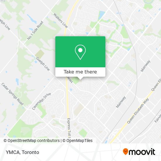 YMCA map