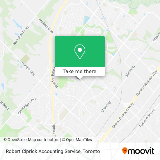 Robert Ciprick Accounting Service map