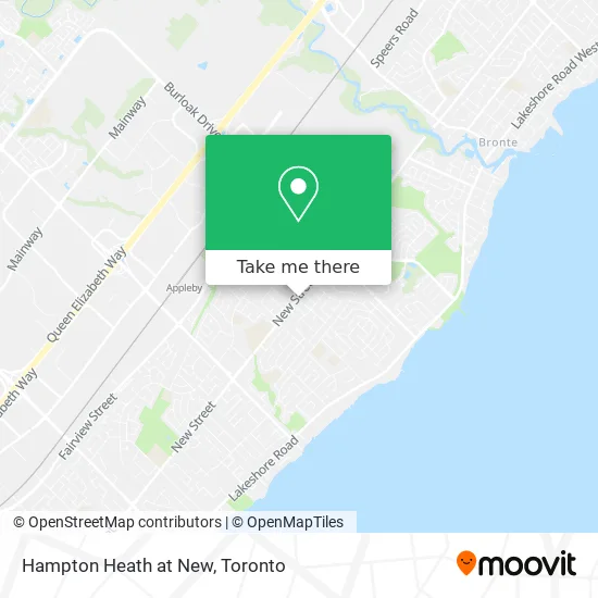 Hampton Heath at New map