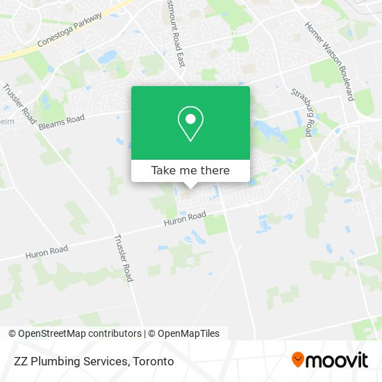 ZZ Plumbing Services map