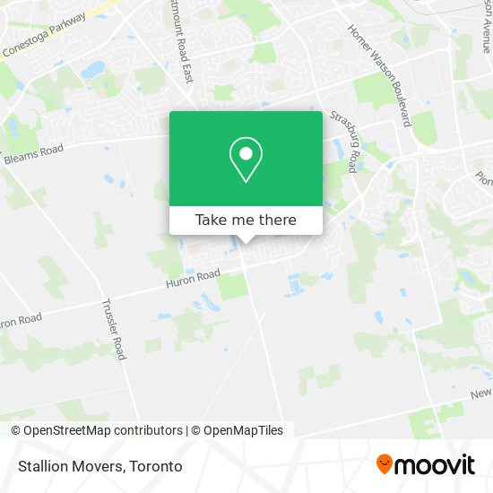 Stallion Movers map