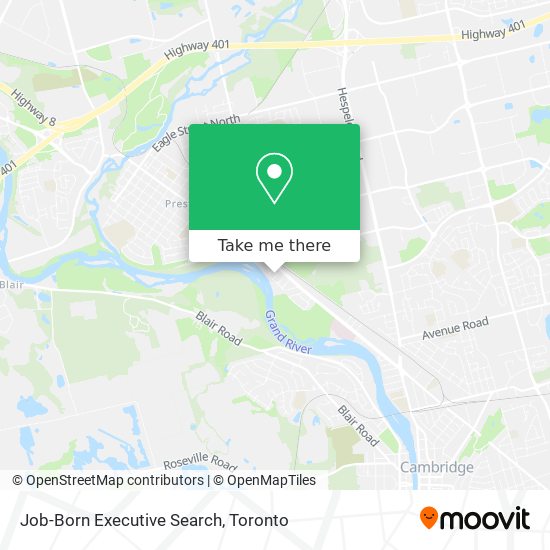 Job-Born Executive Search map