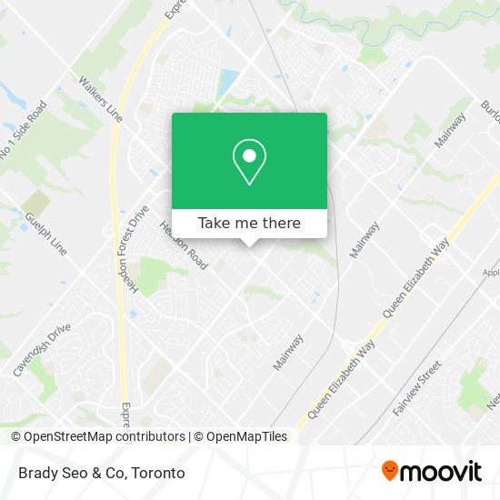 Brady Seo & Co map