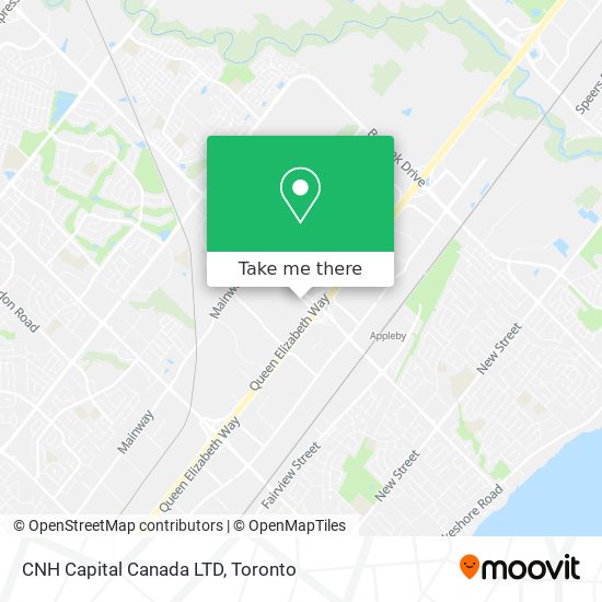 CNH Capital Canada LTD map